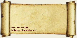 Olga Sabljić vizit kartica